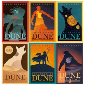 Dune Series 6 Books Collection Set Dune Dune Messiah Children Of Dune God Emp...