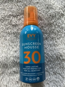 Evy Technology Sunscreen Mousse Spf30 (150ml) | 5* Uva Easy To Apply | Free P&p