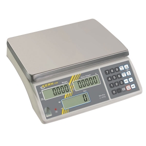 kern cxb 3k0.2 counting scales weight range 3 kg readability 0.2 g mains-powe, rechargeable silver red