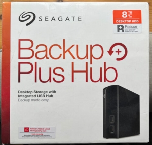 Seagate External Hdd 8tb Backup Plus Hub Desktop Drive - A Grade