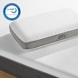 1 X Otty Pure Deluxe Charcoal & Bamboo Memory Foam Pillow 