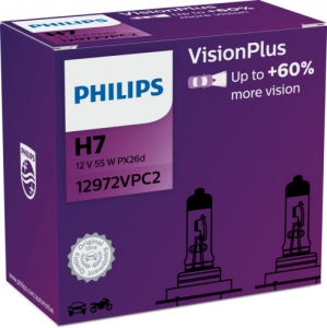2 Lamps Philips 55w H7 Px26d Visionplus For Suzuki 400 An Burgman 2006-2013