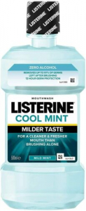 3x Listerine Zero Anti Bacterial Oral Care Mild Mint Mouthwash 500ml