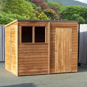 8x6 Shire Overlap Pent Shed