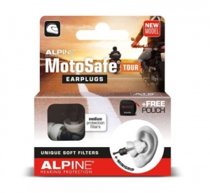 Alpine Hearing Protection Motosafe Earplugs - Tour - 6/pack 111.23.110