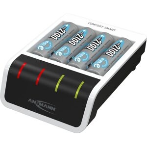 Ansmann 1001-0092-01 Comfort Smart With 4x Aa2100 Battery Charger