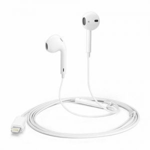 apple earpods - earphones with mic, wi, lightning connection for ipad/iphone/ipod red