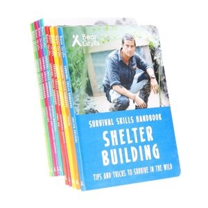Bear Grylls Survival Skills Handbook Series 10 Books Collection Set Dangerous...