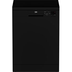 Beko 13 Place Settings Freestanding Dishwasher - Black Dvn04320b