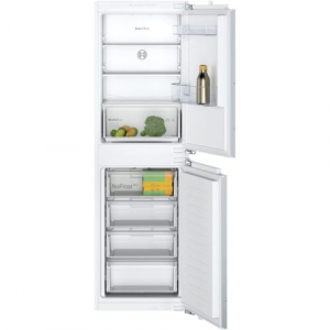 bosch serie 2 kin85nff0g integrated 50/50 fridge freezer - sliding hinge ice