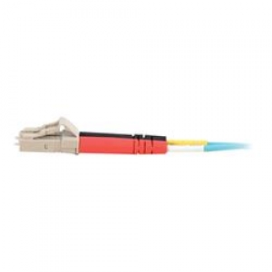 c2g 5m lc-lc 10gb 50/125 om3 duplex multimode pvc fibre optic cable (lszh) - aqua red