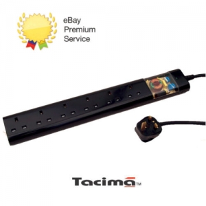 Cs947 Tacima 6 Way Mains Conditioner With Surge Protection 