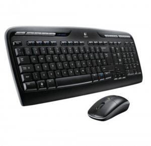 Deal Pack Of 5 & 10 Logitech Mk330 Wireless Keyboard & Mouse, Black (920-003986)