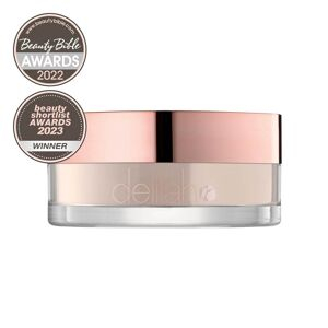 delilah cosmetics pure touch micro-fine loose powder - translucent red