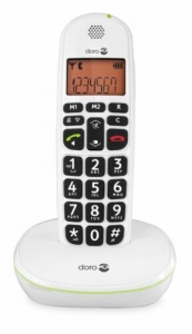 Doro Phoneeasy Cordless Phone 100w Dect Amplified Big Buttons Elderly Mobility