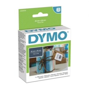Dymo Labels Multi Purpose Square 25 X 25 Mm, 750x