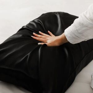 Ex-display - Cocoon 100% Silk Black Pillowcase