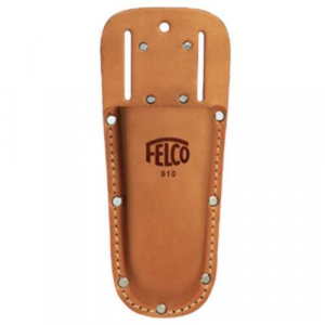 Felco 910 Flat Leather Holster With Belt Clip