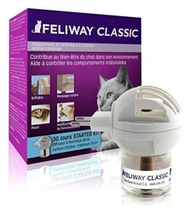 Feliway Classic 30 Day Starter Kit Diffuser And Refill Comforts Cats No Stress