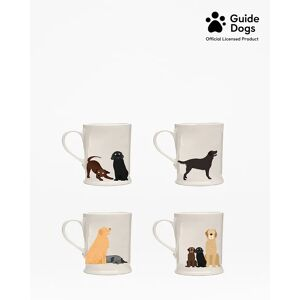 Fenella Smith Guide Dogs By My Side Set Of 4 Mugs Unisex