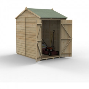 Forest Garden 7x5 Forest Beckwood Tongue And Groove Reverse Apex Windowless Wooden Shed 25yr Guarantee - 7x5 Forest Beckwood Tongue And Groove Reverse Apex Windowle