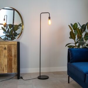 furnwise modern floor lamp cali u-form - black