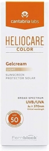 Gelcream Colour Light Spf 50 50ml / Sun Cream For Face / Daily Uva Uvb Anti-agei