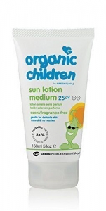 Green People Organic Children Sun Lotion Spf30 - Scent Free 150ml-10 Pack