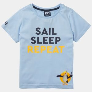 Helly Hansen Kids' And Juniors' Ocean Race Organic Cotton T-shirt Blue 110/5 - Pinnacle Bl Blue - Unisex