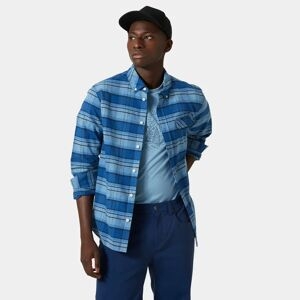 Helly Hansen Men's Classic Check Long Sleaves Flannel Shirt Blue S - Blue Fog Pl - Male
