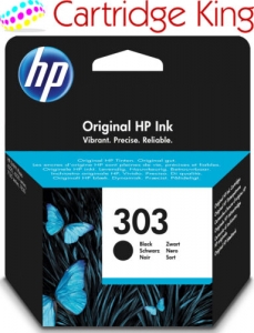 Hp 303 Black Ink Cartridge X 3 For Deskjet New Sealed