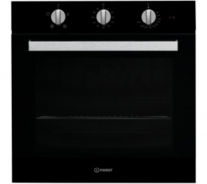 Indesit Aria Electric Fan Assisted Single Oven - Black Ifw6330bl