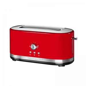 kitchenaid empire manual control long slot toaster red