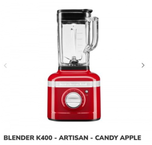 Kitchenaid K400 Candy Apple Blender - Red