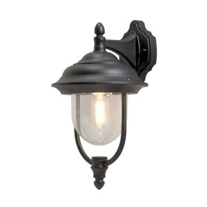 konstsmide lighting parma outdoor classic lantern down light - matt , ip43 black