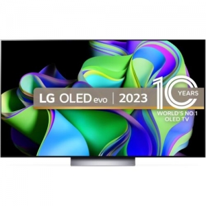 lg 65 oled65c36lc smart 4k ultra hd hdr oled tv with amazon alexa, silver/grey