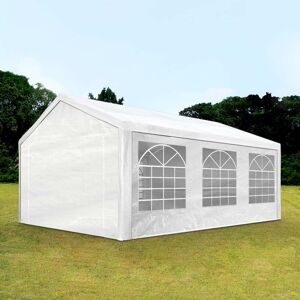 Marquee Party Tent Gazebo Shelter 3x6 M Pe 350 N, White