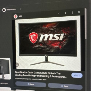 msi optix g241vc 59.9 cm (23.6) 1920 x 1080 pixels full hd led monitor black
