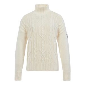 Musto Women's Marina High Neck Cable Knit Off White 8