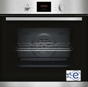 Neff B1gcc0an0b N30 Built In 59cm Electric Single Oven Stainless Steel A