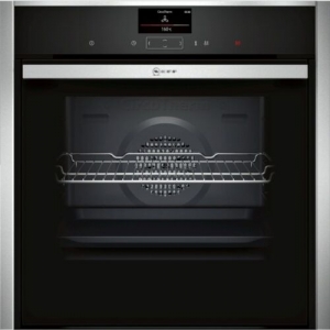 neff b47cs34h0b built in electric single oven stainless steel