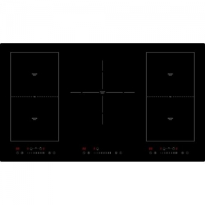neff n70 t48fd23x2 induction hob stainless steel glass black