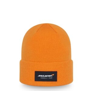 New Era Mens Mclaren Racing F1 Essentials Warm Winter Beanie Hat - Orange