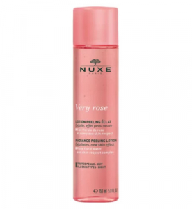 nuxe very rose radiance night peeling lotion 150ml red