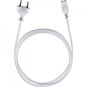 oehlbach current cable [1x europlug - 1x small appliances socket (c7)] 5.00 m white black
