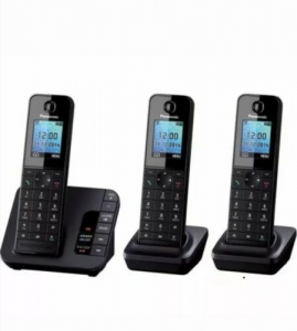 Panasonic Kxtg8183eb 3-handset Cordless Phone With Answering Machine