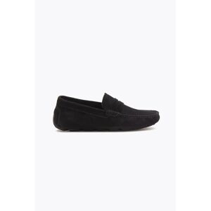 Pegia Alvor Genuine Suede Men's Loafer Shoes, 42/8 / Black