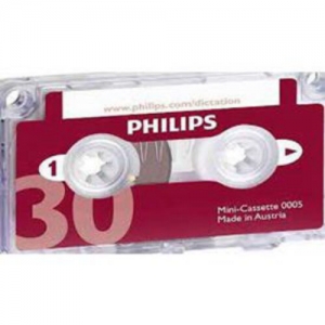 Philips Mini Cassettes For Dictation Lfh0005 & Lh0007 Pack Of 10 Cassettes Each