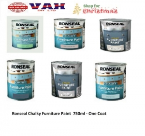 ronseal 37486 chalky furniture paint duck egg 750ml white