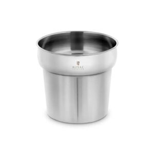 royal catering sauce container - stainless steel - 6,6 l - Ø 240 x 370 mm -, nero